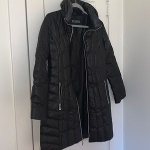 Guess brand black puffer winter coat